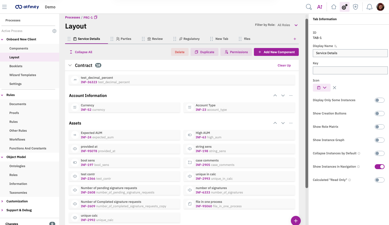 The Atfinity Configuration Tool â editing a process layout